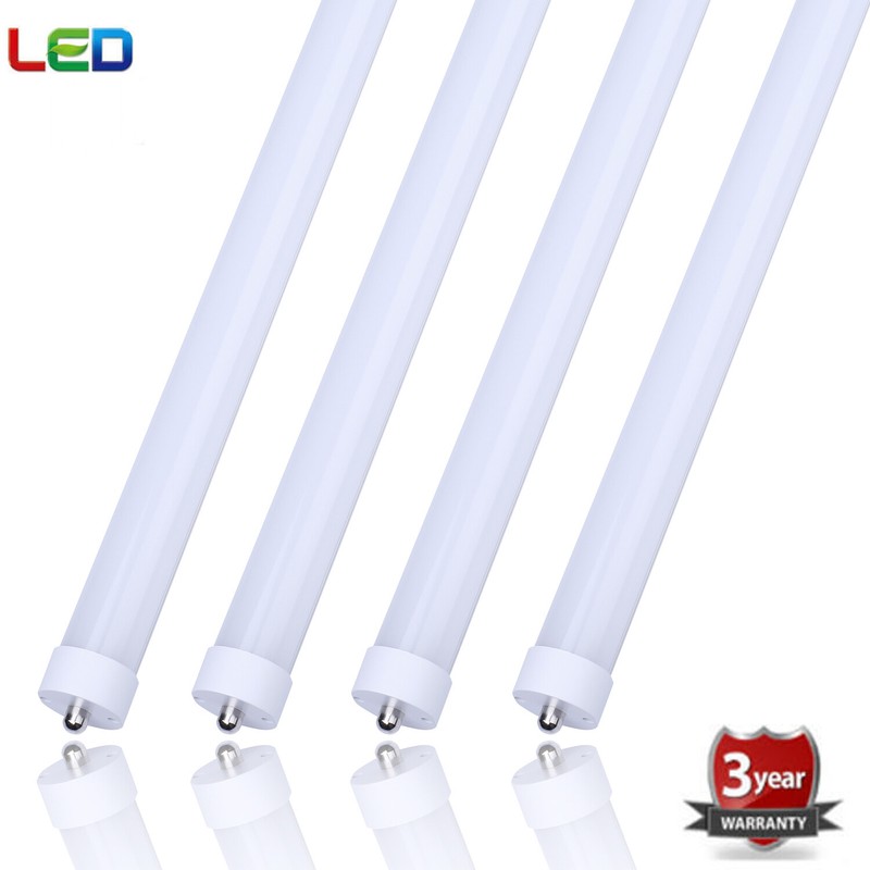 12Pack 8FT LED Tube Light 65W 45W FA8 Single Pin LED Shop Light, Ballast Removed gallery