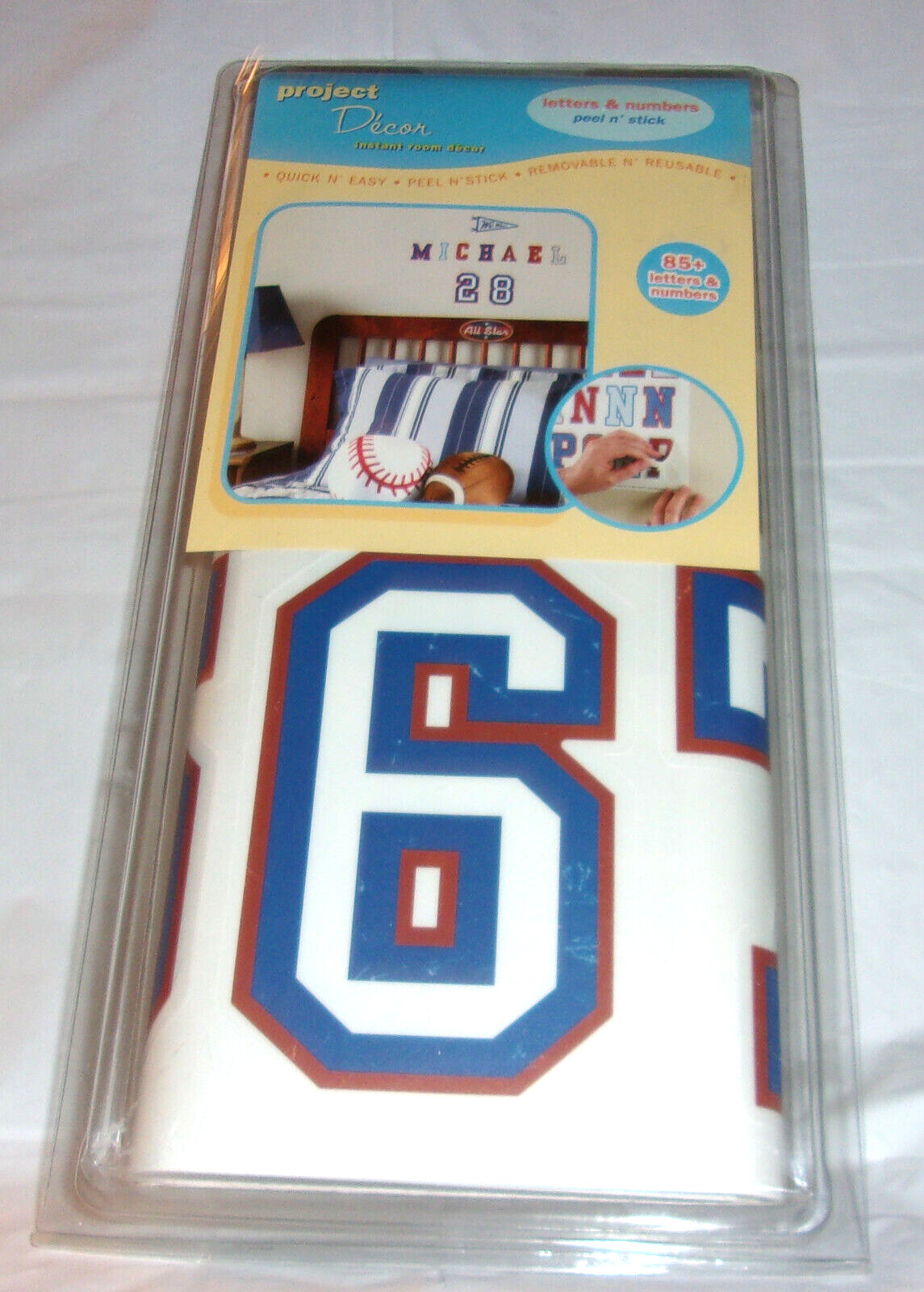 Peel N' Stick Removable Quick N' Easy - 85+ Numbers and Letters - Borders Kids gallery
