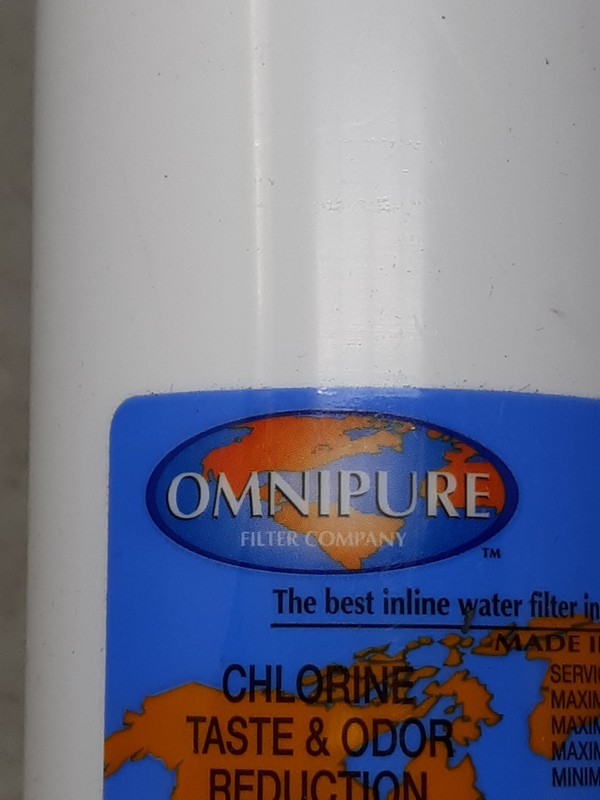 Omnipure Q5633 Inline Water Filter Chlorine Taste Odor Reduction USA gallery