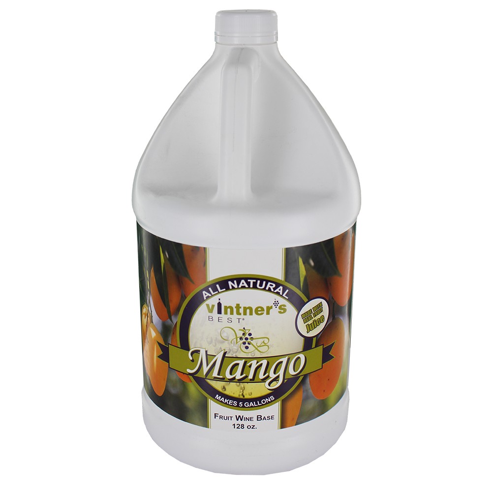 Vintners Best Fruit Wine Base Mango for Home Wine Making 128 oz. Jug gallery
