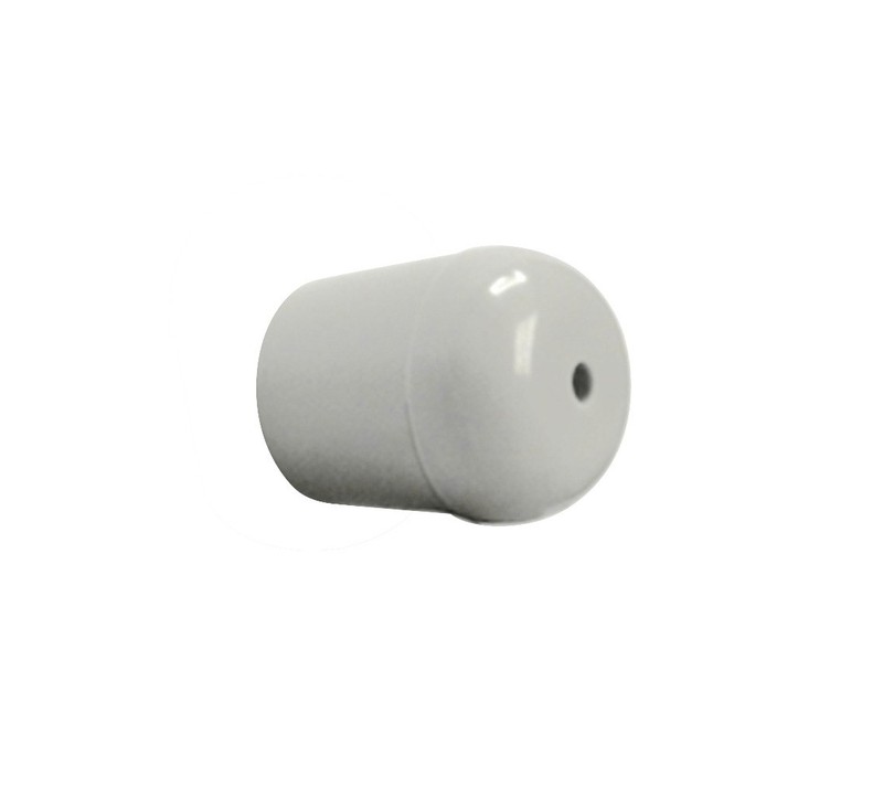 Replacement Folding Chair Tips 50 Pack White 3/4 in Round PVC Tubular Leg Caps gallery