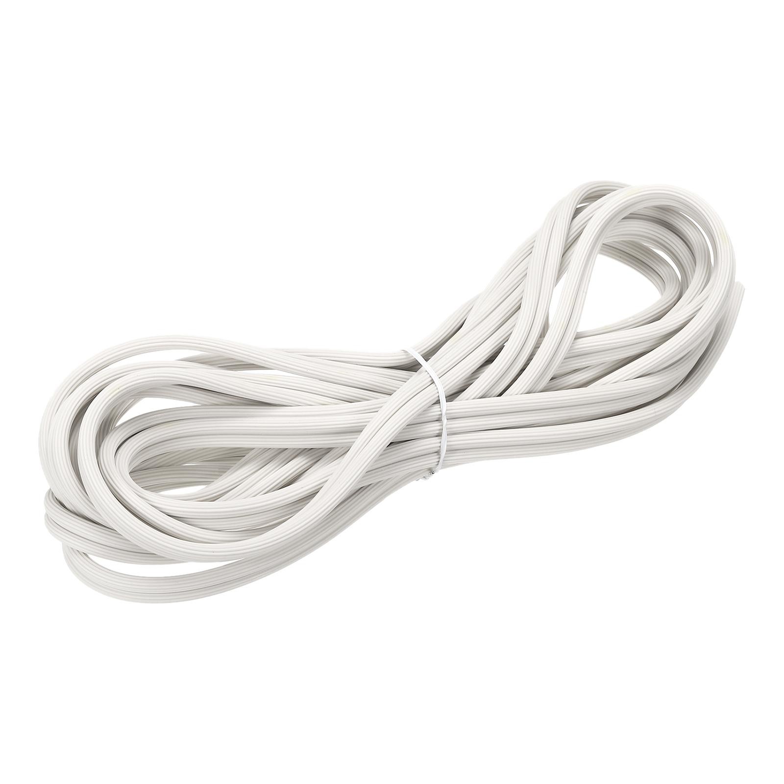 Screen Spline, 10M/32.81Ft Silicone Window Sealing Strip, 5mm OD White gallery