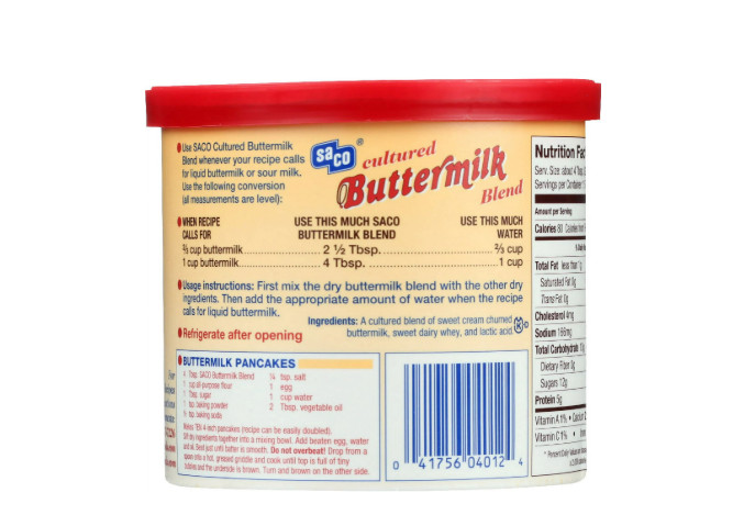 (2 pack) The Saco Pantry Cultured Buttermilk Blend Powder 12 oz Tub. gallery
