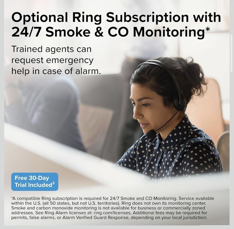 Kidde Ring Enabled Smart Smoke + Carbon Monoxide Alarm Detector Wired RGCUAR-RW gallery