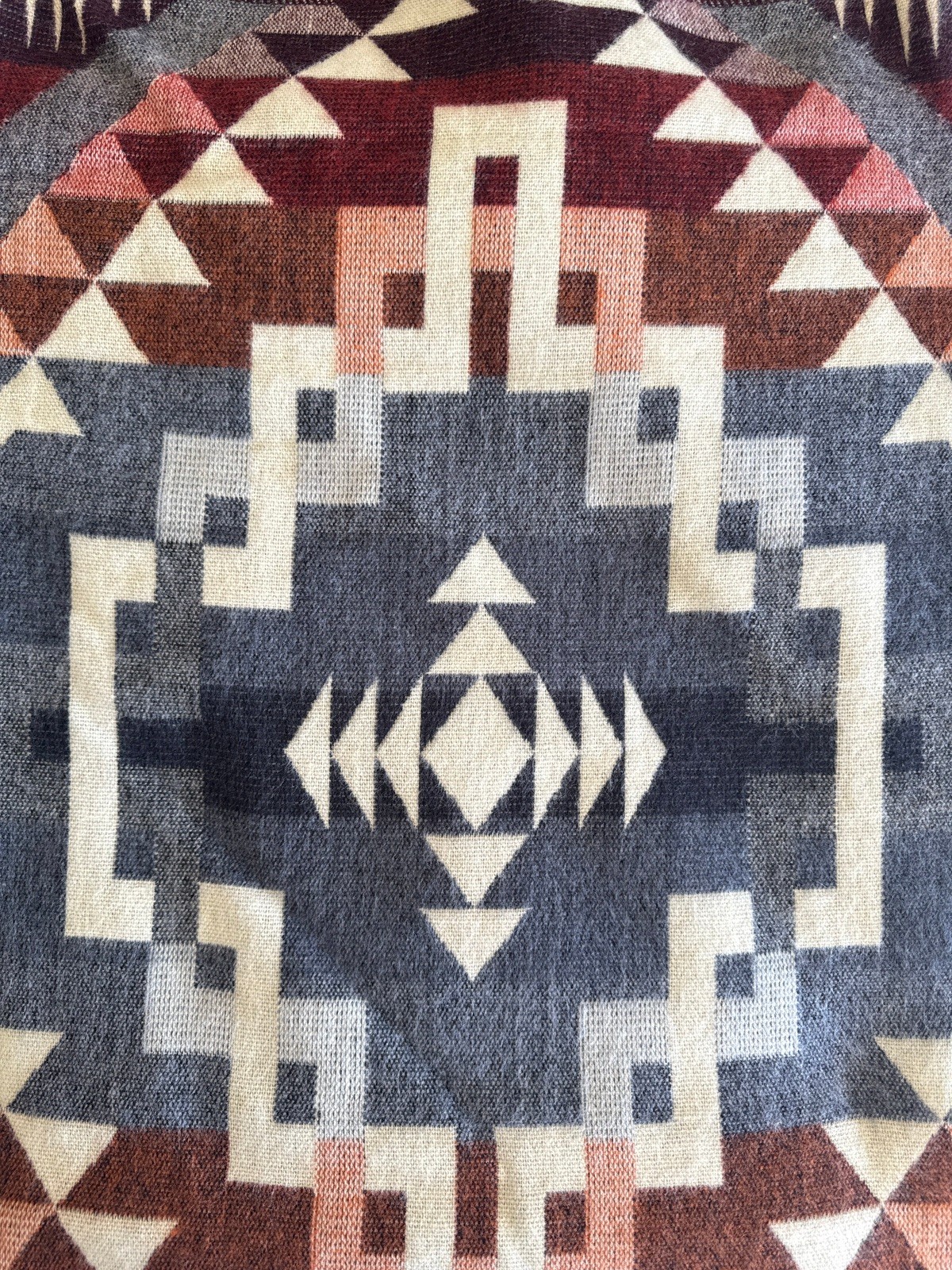 Alpaca Blanket - Cozy Colorful Native Pattern Throw - Made in Ecuador - 202621 gallery