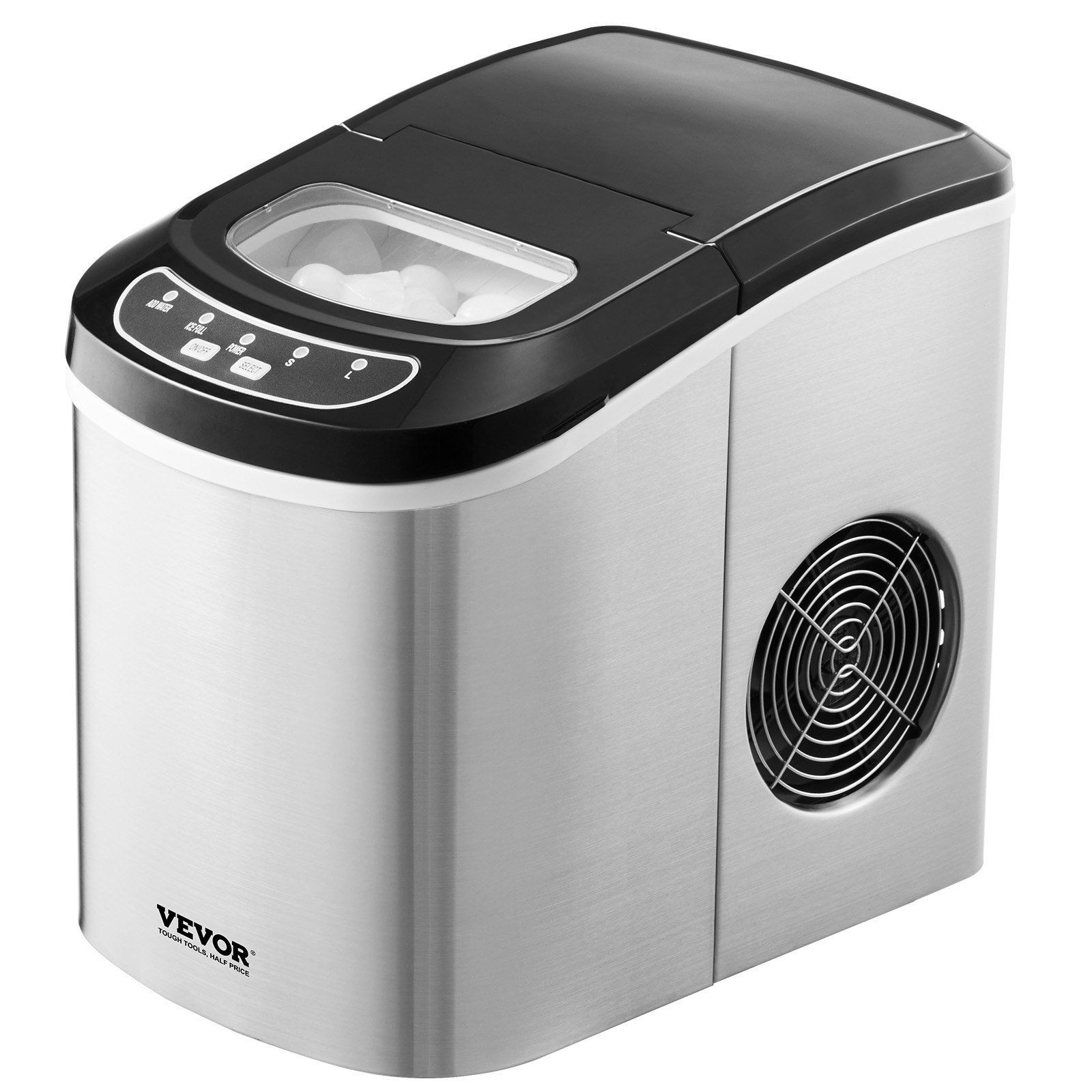 33Lbs/24H Portable Ice Maker Countertop Self-Cleaning w/Scoop Basket Bar gallery