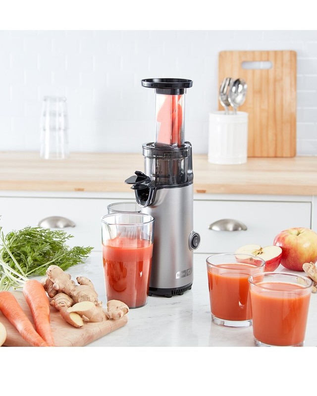 Dash Compact Cold Press Power Juicer Grey gallery