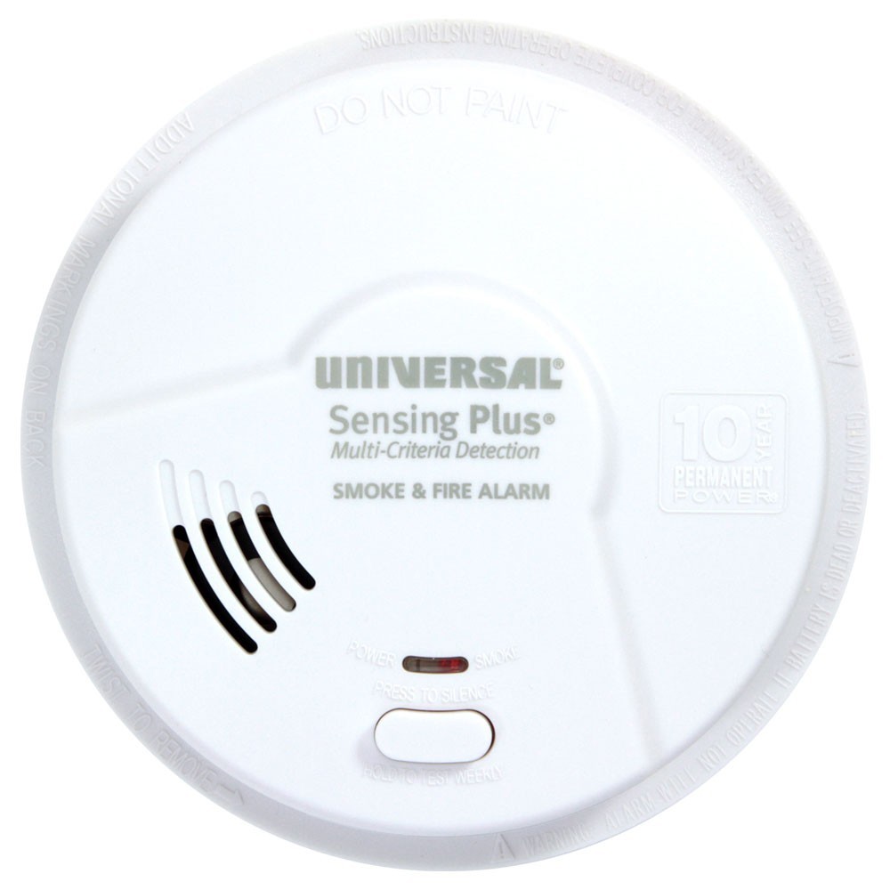 USI Sensing Plus Tamper Proof Sealed Smoke & Fire Alarm AMI3051SB gallery