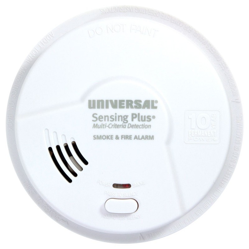 USI Sensing Plus Tamper Proof Sealed Smoke & Fire Alarm AMI3051SB gallery