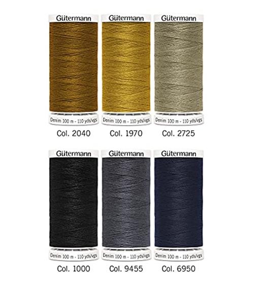 Gutermann Thread Denim 6 SPLS Denim Multicoloured gallery
