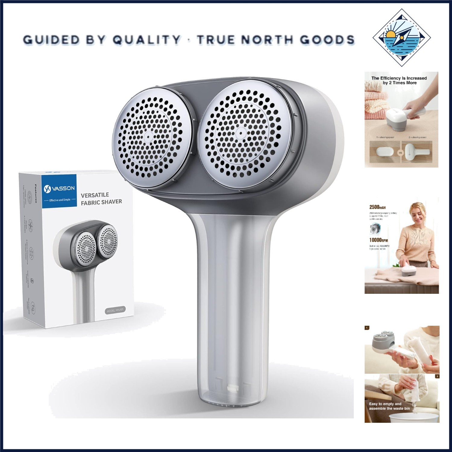 Versatile Fabric Shaver for All Types of Clothing, Includes Rechargeable Battery gallery