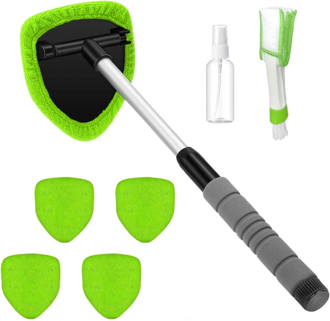Windshield Cleaning Tool Kit Car Window Glass Wiper Cleaner Brush Pad Extendable gallery