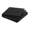 VEVOR Garage Floor Tiles Interlocking 16 Pack 20.2x20.2x0.2 in PVC Black gallery