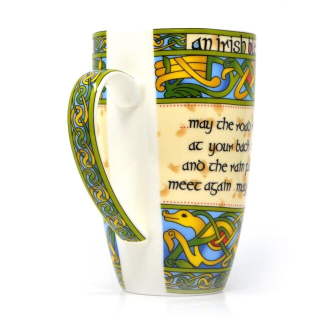 Irish Blessing Mug Celtic Design Capacity 400 ml/14 fl oz Tea Cup Coffe Mug gallery