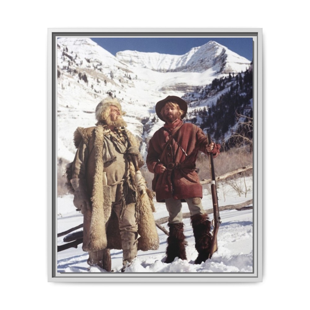 Jeramiah Johnson Robert Redford 3D Canvas Framed Gallary Matte Canvas art