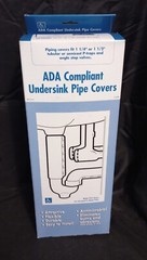 (2) ADA Compliant Under Sink Pipe Cover Sets Covers Lot of 2