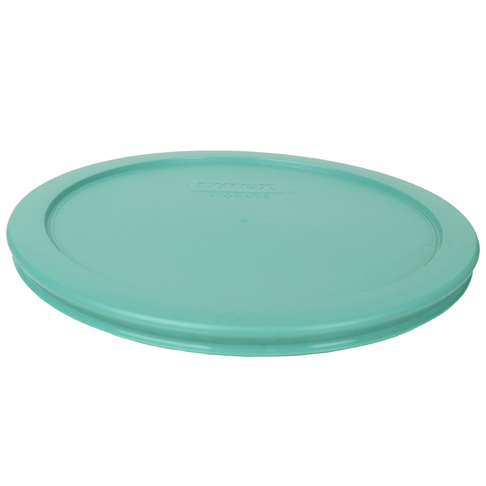 Pyrex 7402-PC Turquoise Round Plastic Food Storage Replacement Lid (2-Pack) gallery