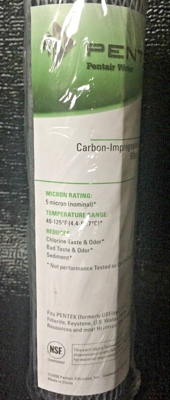 Pentek C1 Activated Carbon-Impregnated Cellulose, 5 Mic. 155002-43 SEALED NOS gallery