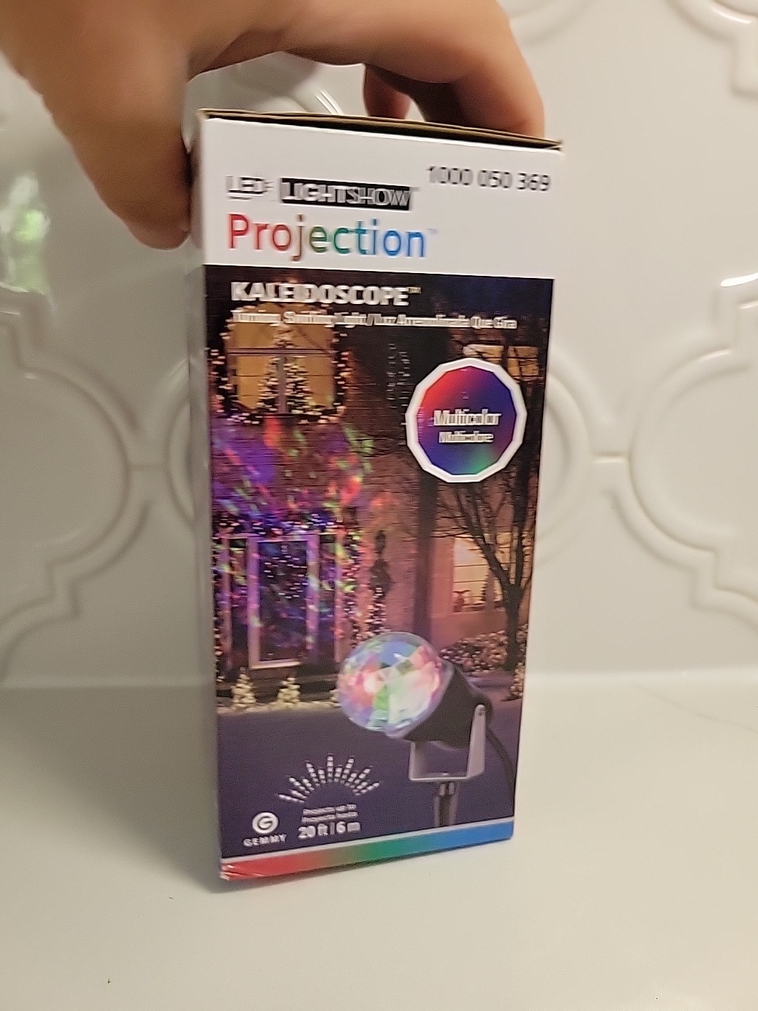 BNIB Gemmy LED Lightshow Light Projection Kaleidoscope Red/Green/Blue. gallery