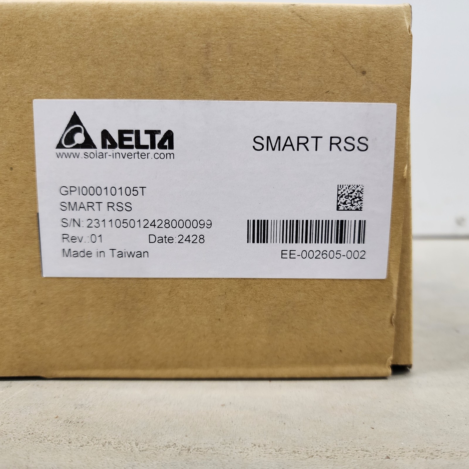 Delta Smart RSS Solar Rapid Shutdown Device | 600VDC String-Level Disconnect gallery