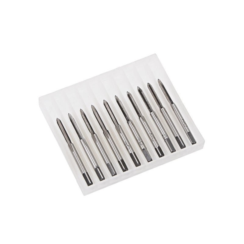 5PAIR M2 Thread 0.4 Pitch Metric Hand Tap3 Straight Flutes High Speed Steel gallery