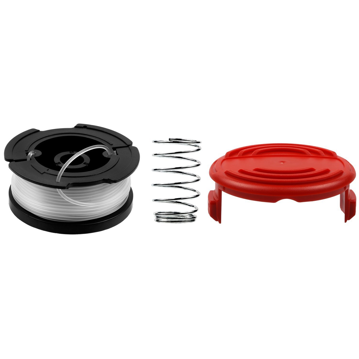 Trimmer Spool 1 Pack & Cap & Spring Replacement for Black Decker .065 AF-100 gallery