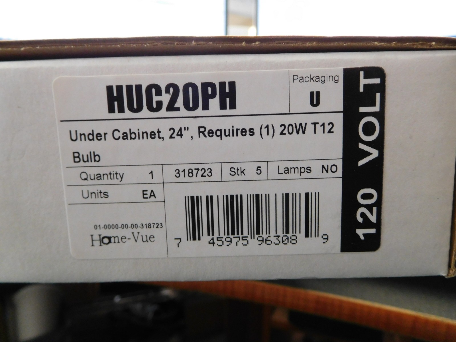 Lithonia Lighting HUC20PH 24" Fluorescent Undercabinet Light 120 Volt USA gallery