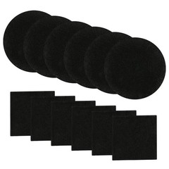 Abakoo Compost Bin Filters, 12 Pack, Activated Carbon Filters for Black