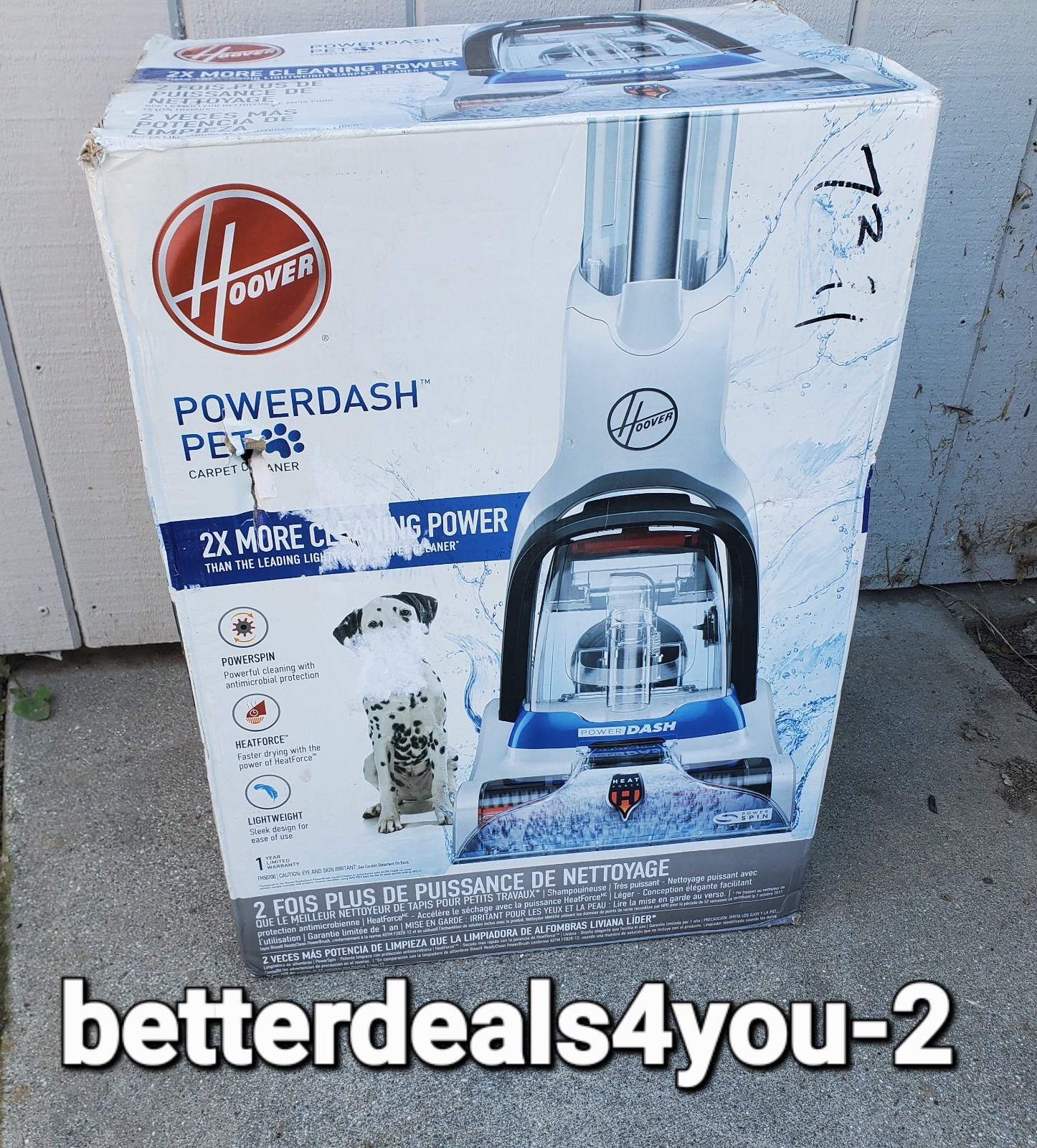 Hoover PowerDash Pet Carpet Cleaner FH50700 Compact Lightweight See The Photos gallery
