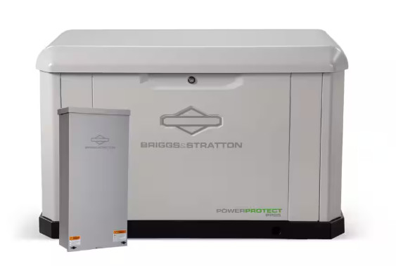 Briggs PowerProtect 26kW Standby Generator w/200 Amp Automatic Transfer Switch gallery