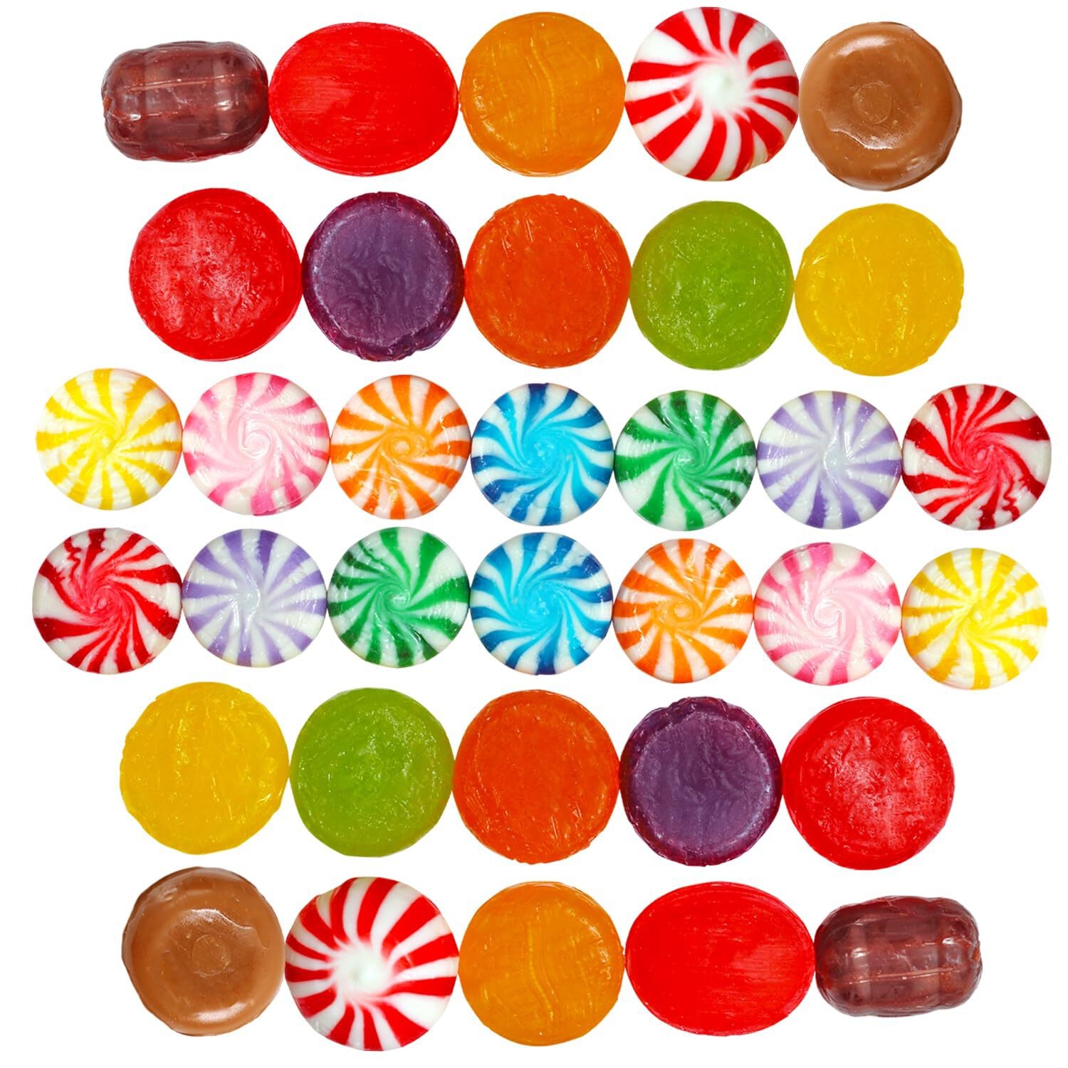 Hard Candy Mix - 3 LB - Assorted Classic Desk Hard Candy - Individually Wrapped gallery
