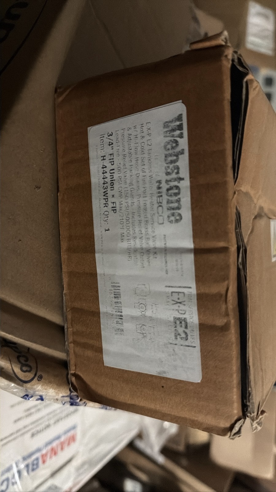 Webstone 3/4" Tankless Water Heater Service Kit gallery