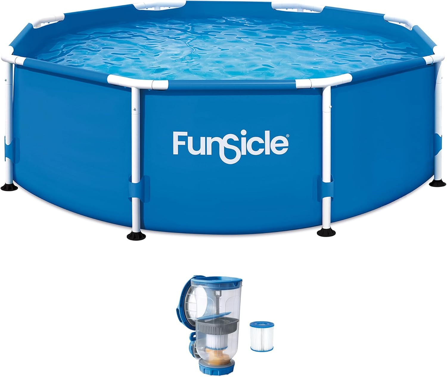 Activity 8' X 30" round above Ground Swimming Pool, Includes Filtraboost 400 GPH gallery
