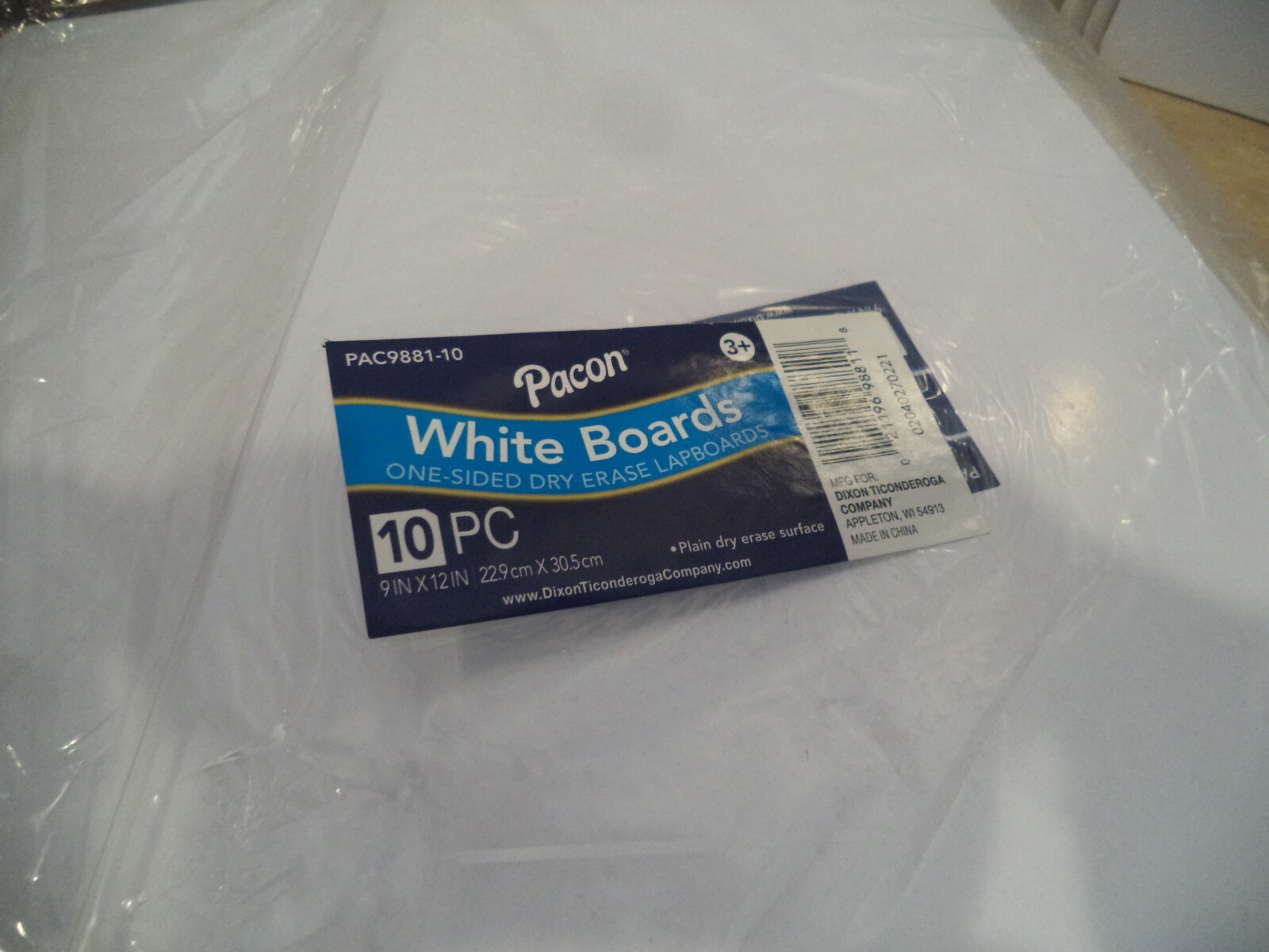 2 Pacon White Board One Sided Dry Erase Lap Board 9x12 inch White U GET 2 gallery