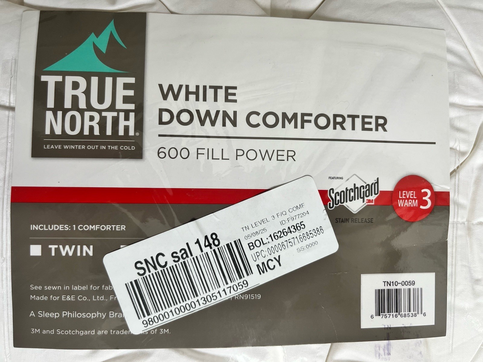 True North by Sleep Philosophy Down Comforter Full/Queen– Soft, Cozy, All Season gallery