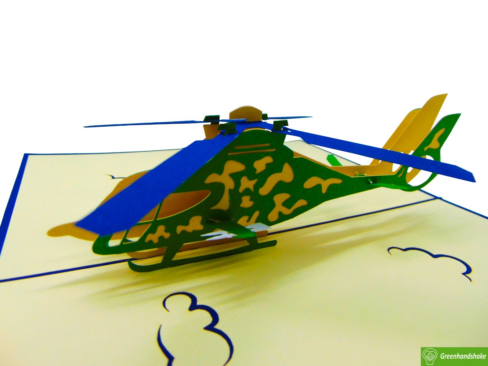 US Army Helicopter, Pop Up Card, 3D Popup Greeting Cards for all occasion gallery