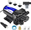 Water Pressure Booster Diaphragm Pump 110V AC for House,70Psi 5GPM Water Transfe gallery