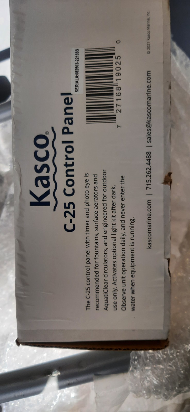 Kasco C-25 Control Panel for 1/2-1HP Fountains, Circulators gallery