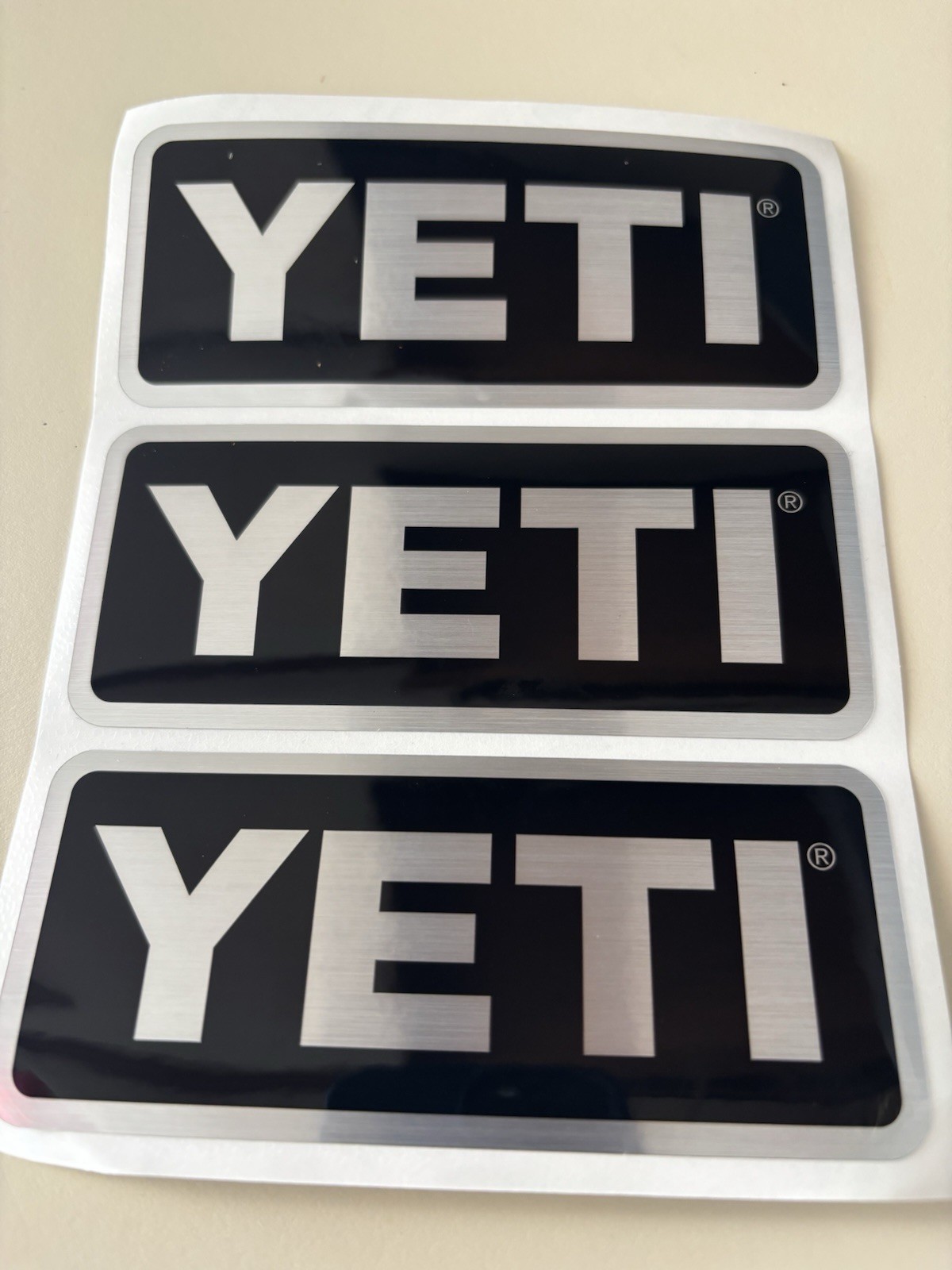 Yeti Stickers 3 Pack Metallic gallery