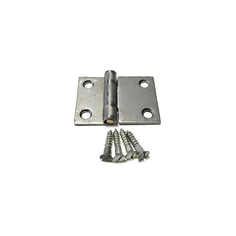Simple plain steel Butt Hinge with different size halves Vintage Cabinet hinge gallery
