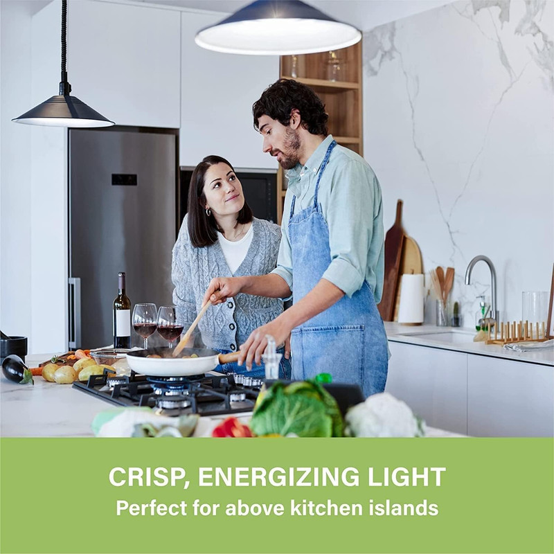 A19 LED Light Bulb 60W Equivalent, E26 Medium Base 5000K Daylight 800LM, Non-Dim gallery