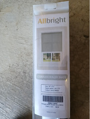 ALLBRIGHT Classic Cordless Roller Shades Windows White 72″L x 35W