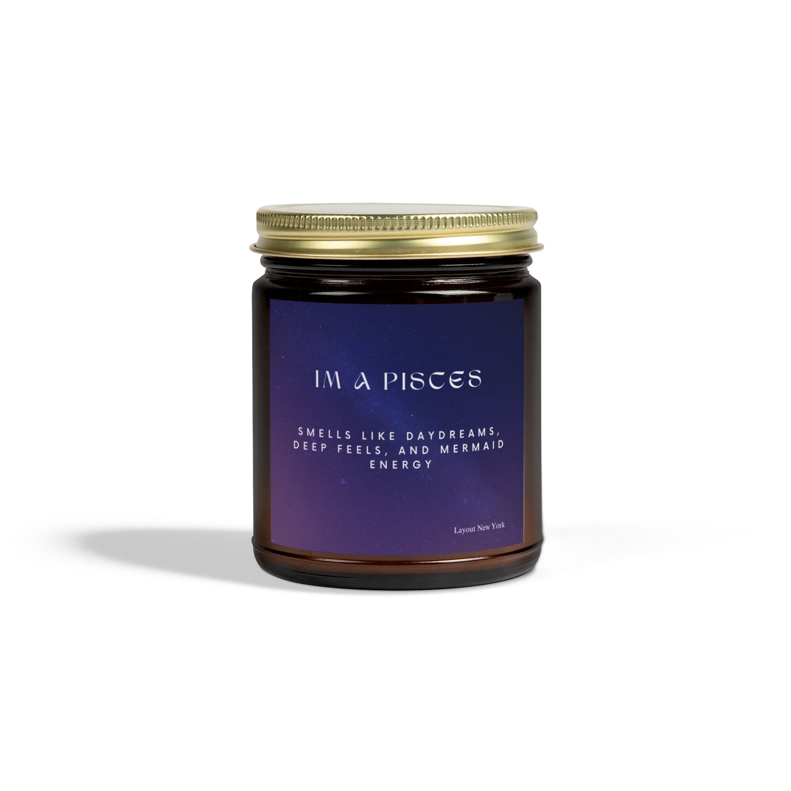 Pisces Astrology Scented Candle, Deep Feels, gallery