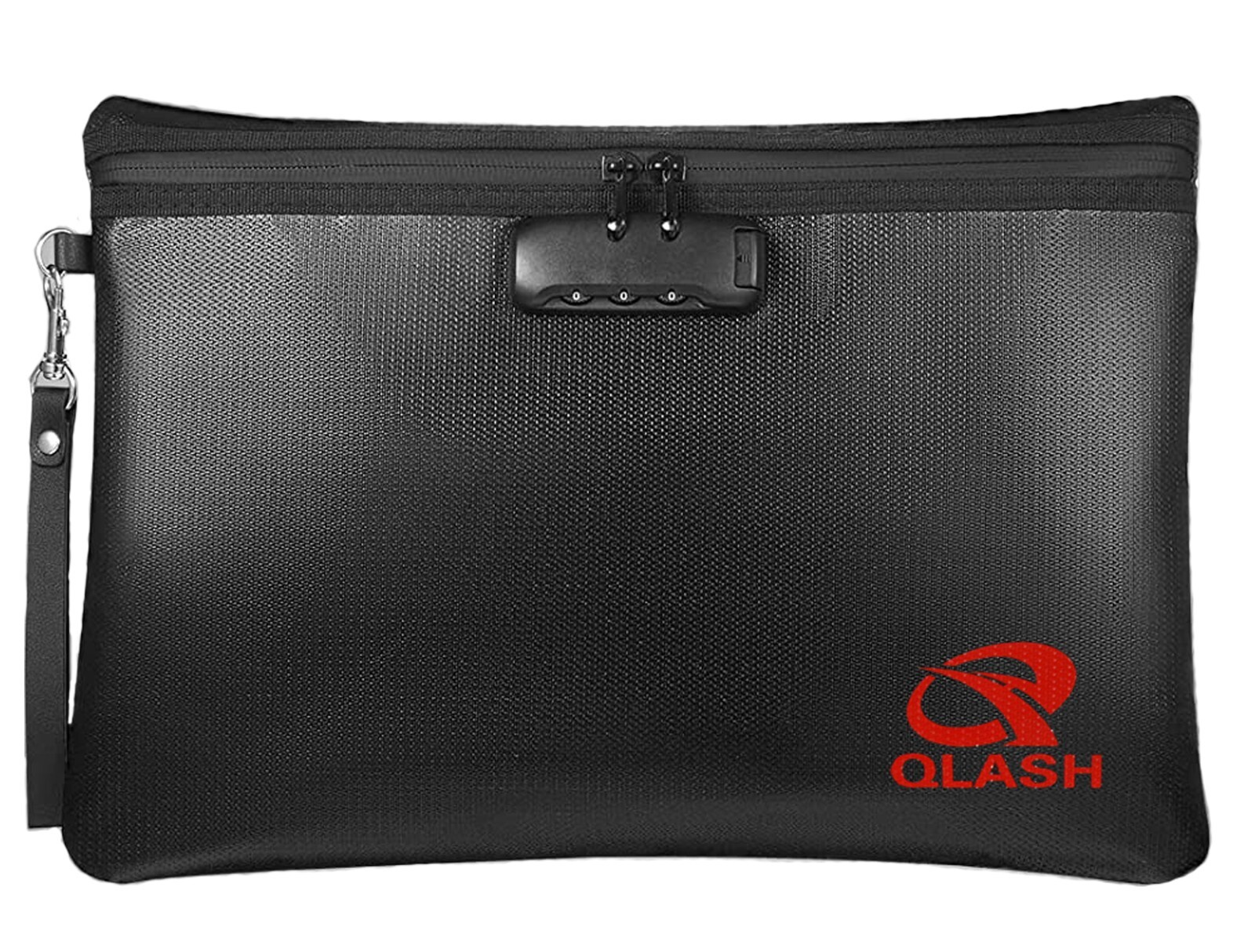 FireProof Document Bag with Lock, 14x10" Large Money Pouch for Cash A4 Paper gallery