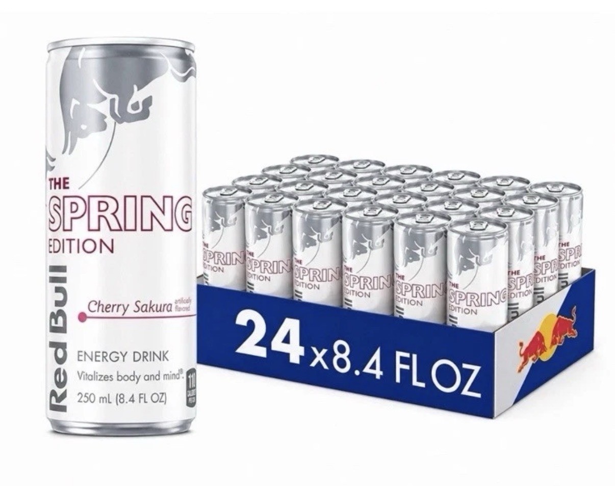 24 Pack Red Bull Spring Edition Cherry Sakura 2026 8.4 Fl Oz. Limited Edition gallery