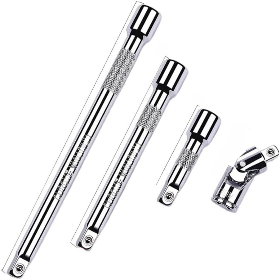 4PCS 1/4 Inch Socket Extension Bar Set Quarter Inch Drive Socket Extension Set gallery