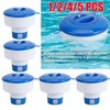 3" Floating Chlorine Tablet Dispenser 7" Collapsible Swimming Pool Chemical Tank gallery