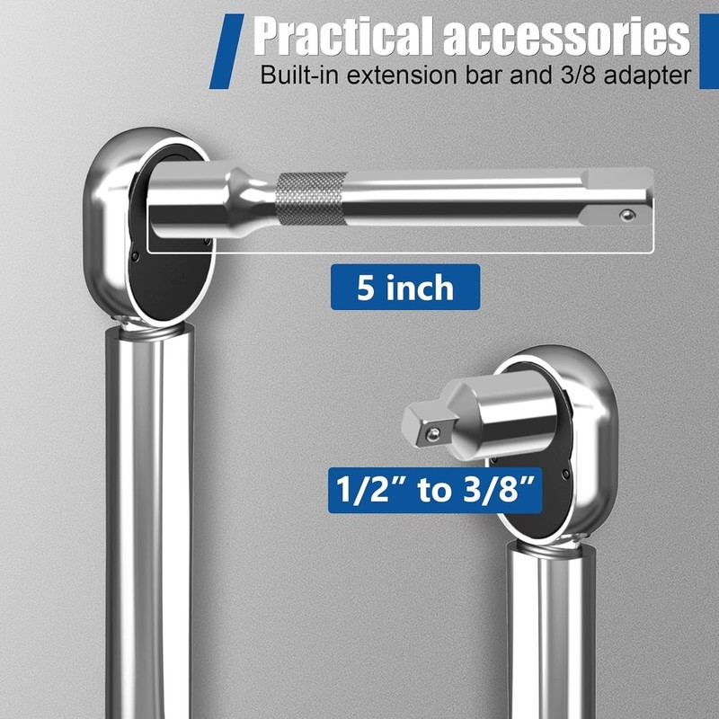 Durable 1/2-Inch Torque Wrench Set with Calibration Certificate and Accessories gallery