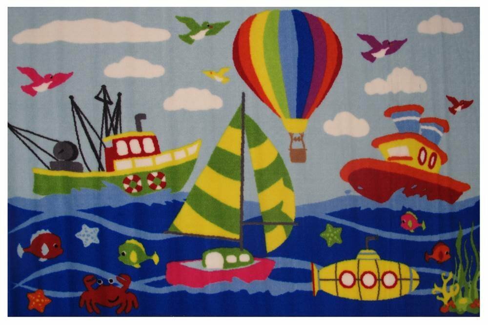 19 x 29 in. Fun Time Marin a Area Rug, Multi-Color gallery