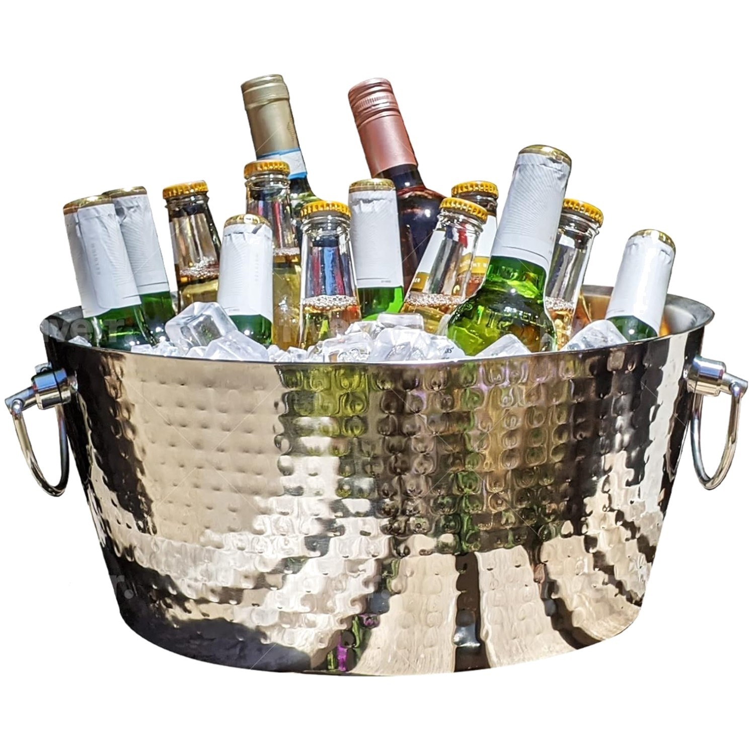 Stainless Steel Ice Bucket for Parties, 14-Inch Diameter gallery